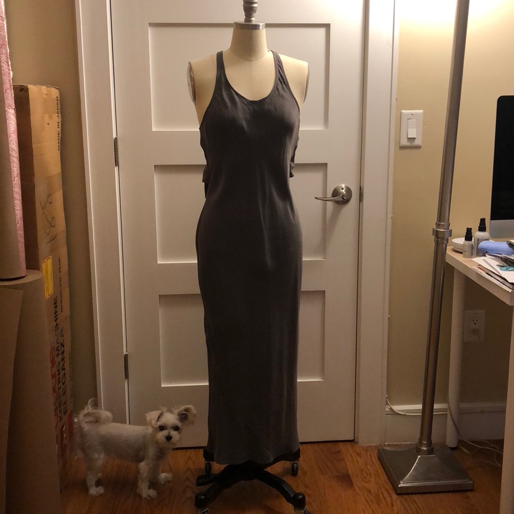 T Alexander Wang silk midi dress- xs